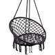 Висяща люлка за двор или градина, диаметър 80 см, кремава