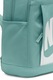 Nike, Унисекс раница Element с лого - 21 л, Бял, Ментово зелено