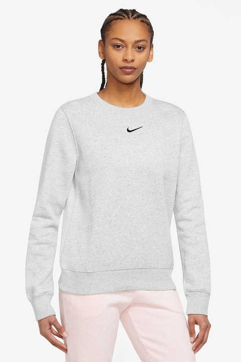 Nike, Bluza de trening lejera cu captuseala calduroasa Phoenix, Gri deschis melange