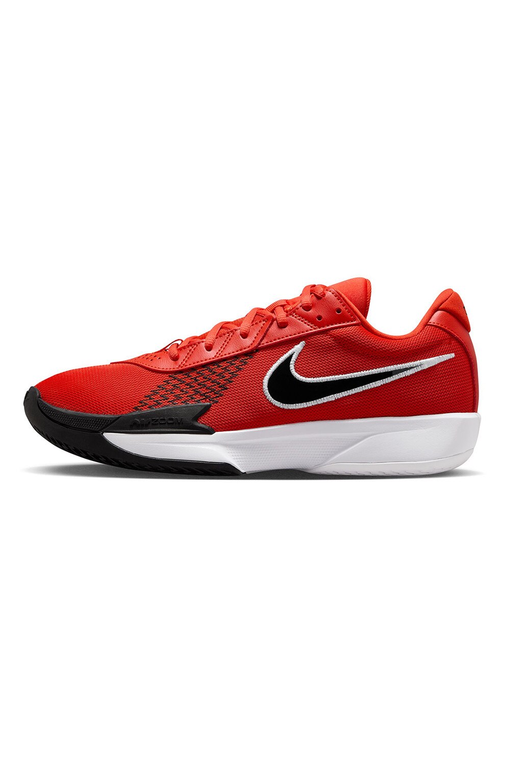 Nike, Pantofi Air Zoom G.T. Cut Academy cu logo, pentru baschet, Crem, Gri inchis, 8