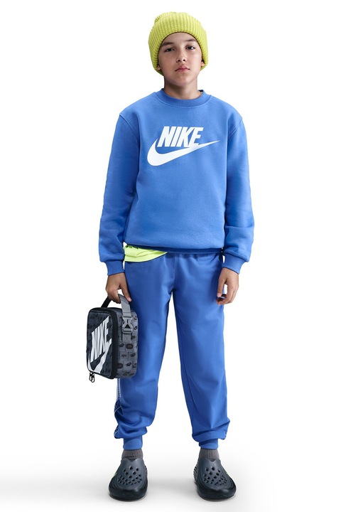 Nike, Суитшърт Club с памук с лого, Кралско Синьо