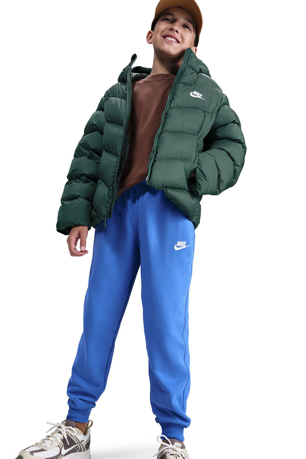 Nike, Pantaloni de trening Sportswear Club, Albastru royal, 137-147 CM