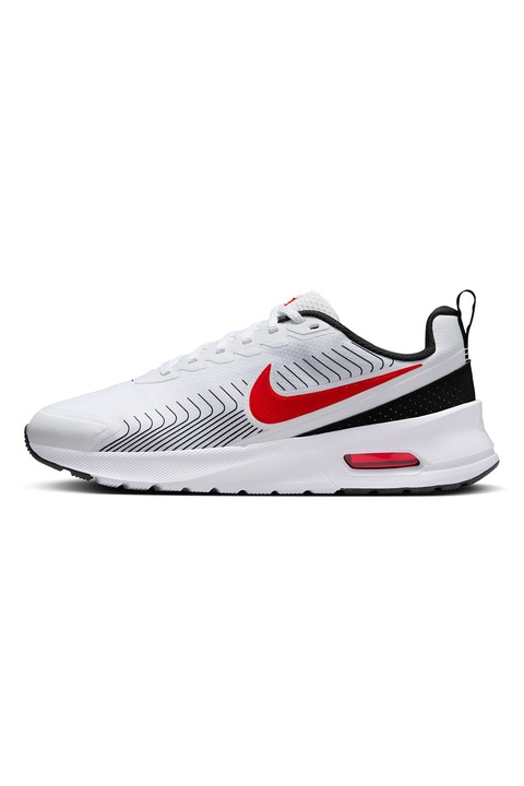 Nike, Спортни обувки Air Max Nuaxis, Червен, Черен, Бял, 7