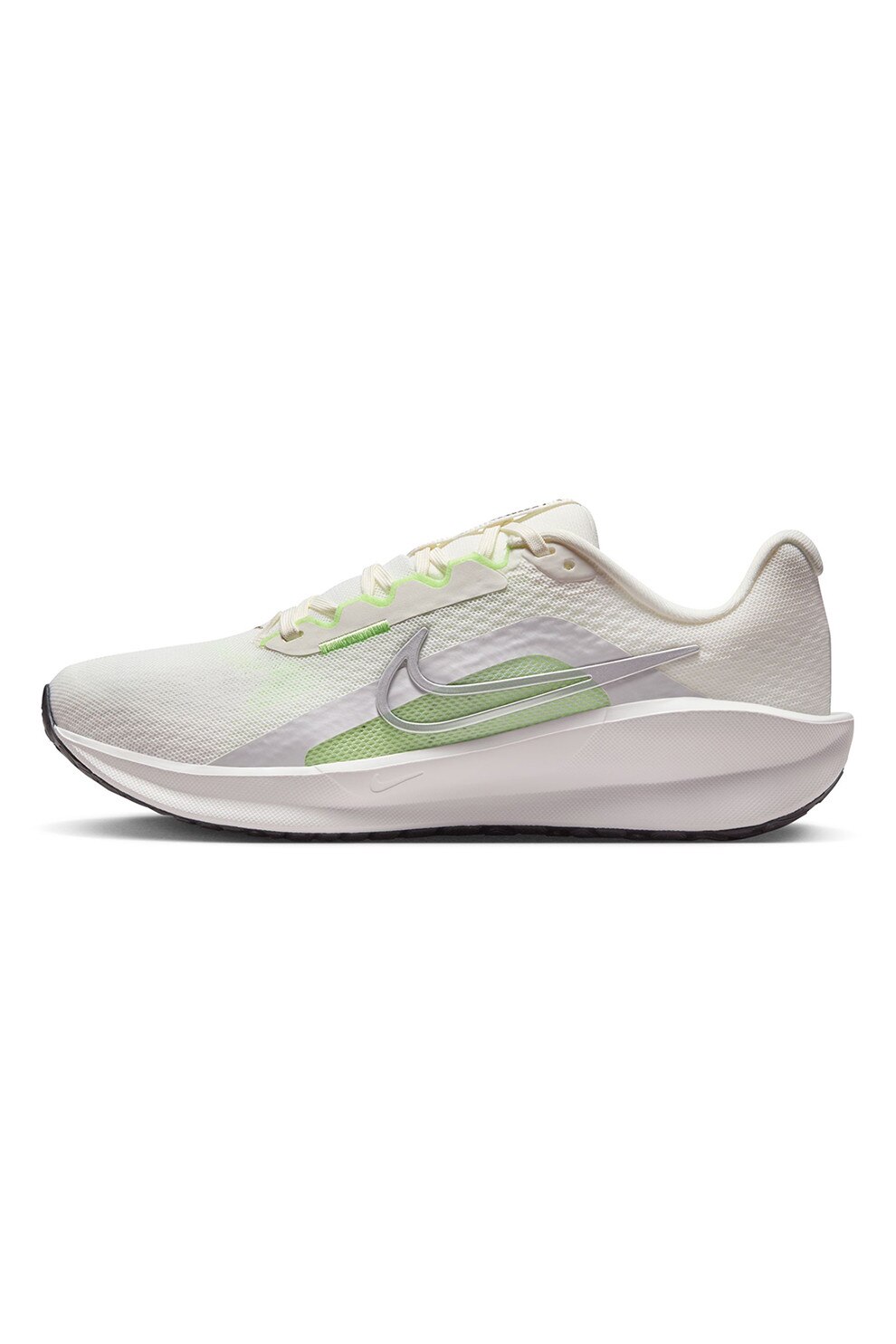Nike, Pantofi Downshifter 13 pentru alergare, Alb, Verde pal, 7