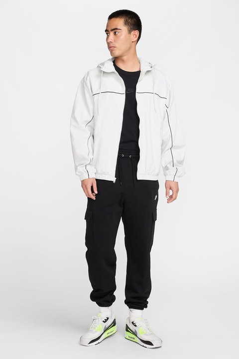 Nike, Pantaloni de trening cargo cu snur, Negru