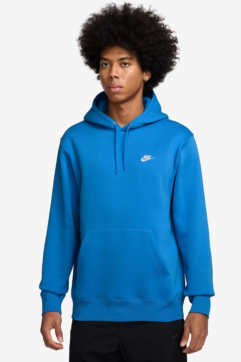 Nike, Худи Club с джоб кенгуру, Кралско Синьо