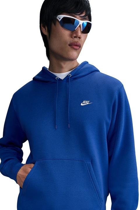 Nike, Худи Club с джоб кенгуру, Тъмносин