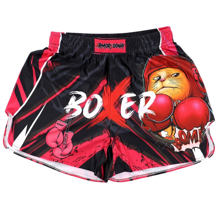 Pantaloni sport barbati, 2XL, poliester, uscare rapida, elasticitate buna, respirabilitate, pentru box si arte martiale