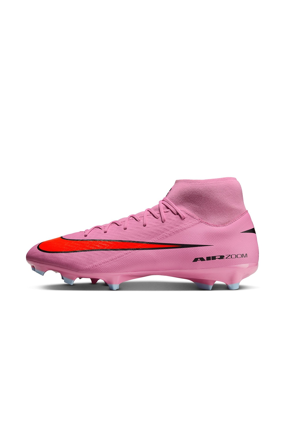 Nike, Pantofi cu crampoane pentru fotbal Mercurial Superfly 10 Academy, Rosu vermillion, Roz, 9