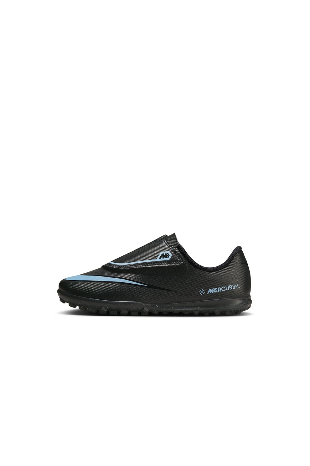 Nike, Pantofi pentru fotbal JR Vapor 16 Club, Negru, Albastru glaciar, 25 EU