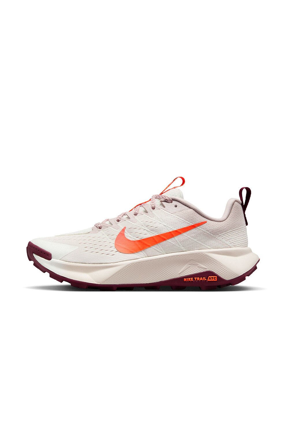 Nike, Pantofi sport Wildhorse 10 pentru alergare pe teren accidentat, Visiniu, Alb fildes, Portocaliu, 7