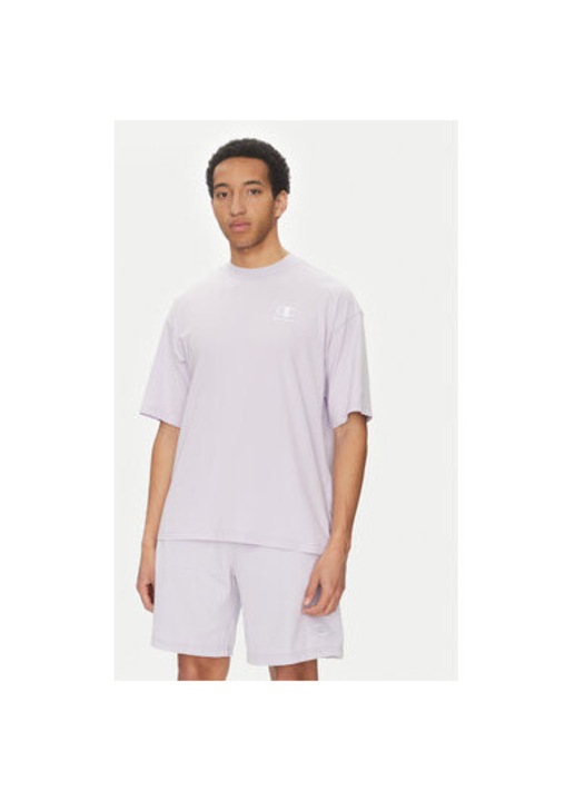 Champion ferfi polo, 221257, pamut, lila, Mályvaszín