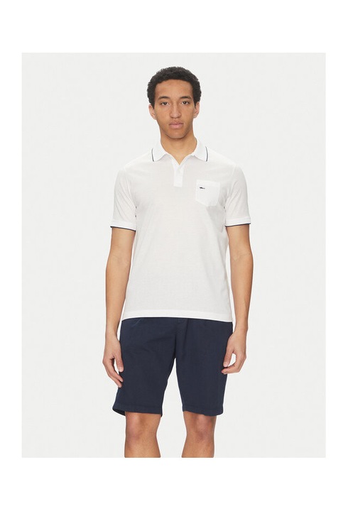 Tricou polo barbati Paul Shark, 25411209, Bumbac, Alb, Alb