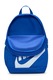 Nike, Rucsac cu imprimeu logo si penar detasabil - 20 L, Alb, Albastru royal