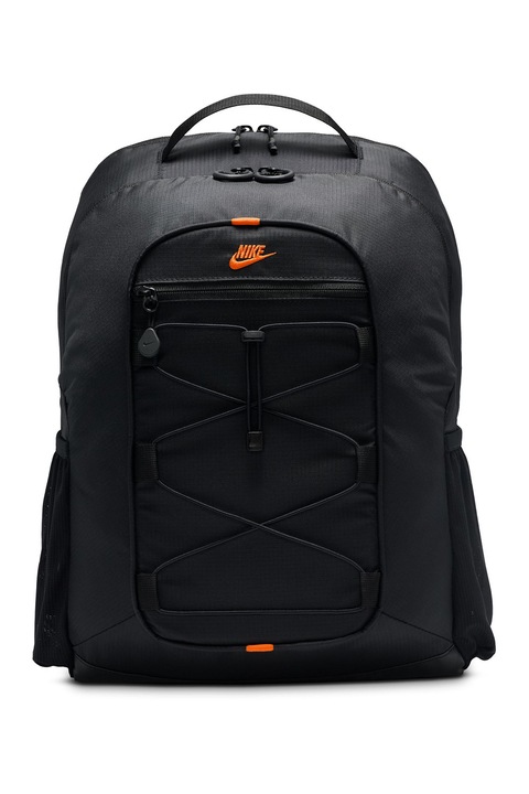 Nike, Rucsac cu logo discret Hayward - 22L, Negru, Portocaliu mandarina