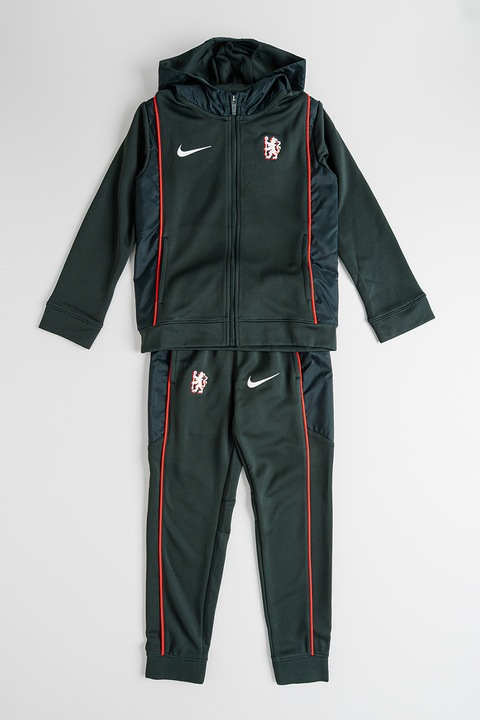 Nike, Футболен екип Chelsea F.C., Червен/Тъмнозелен, 137-147 CM