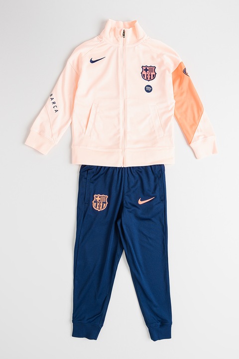 Nike, Футболен екип F.C. Barcelona Strike, Бледооранжев/Тъмносин, 110-116 CM