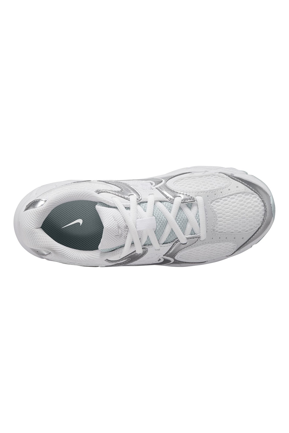 Nike, Pantofi sport V5 RNR din plasa, Alb fildes, Alb optic, 37.5
