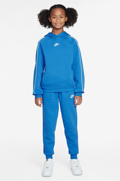 Nike, Поларен спортен екип Club, Бял/Син