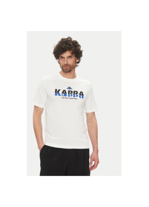 Kappa ferfi polo, 351U8KW, pamut, feher, Fehér