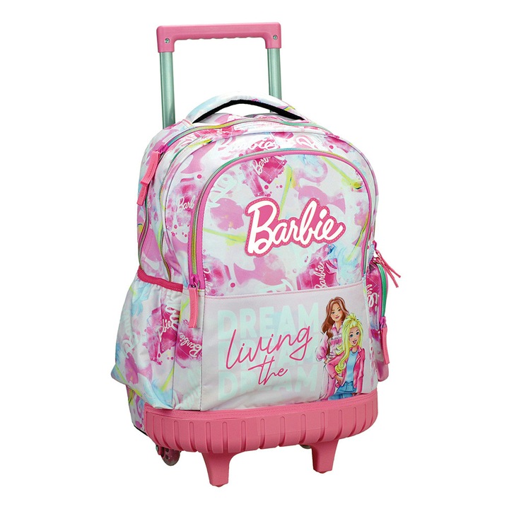 Troler cu dubla protectie Barbie Mode 46 cm