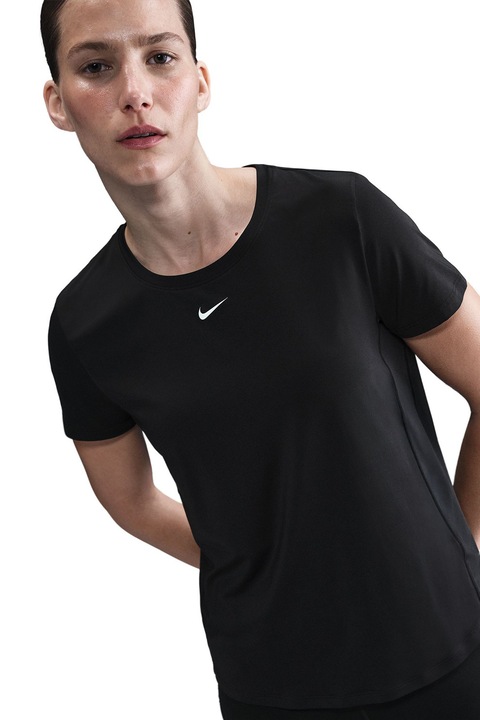 Nike, Tricou pentru fitness Classic, Alb/Negru