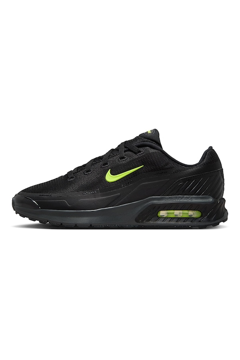 Nike, Pantofi sport Air Max Bia, Negru/Verde lime