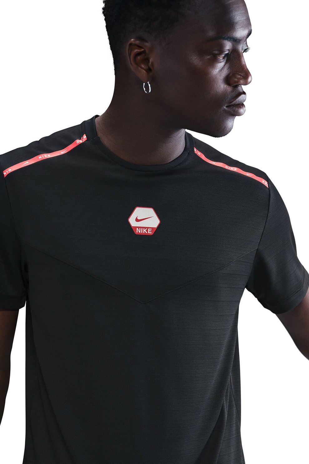 Nike, Tricou regular fit, Negru, XL