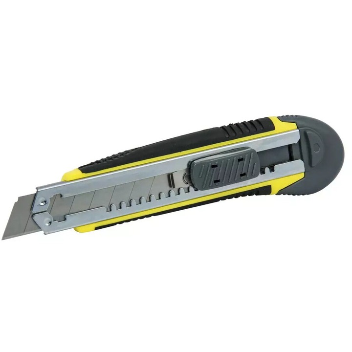 Cutter 18mm + 2 lame de rezerva maner cauciuc clips