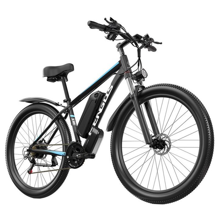 Електрически велосипед FENGQS Q8, Мотор 750W, Максимална скорост 50 км/ч, Пробег 85 км, 27,5-инчови колела, Хидравлични спирачки