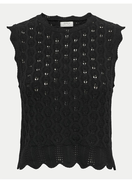 Noi bluz, Only, 15291602, Pamut/Polieszter, Fekete, Fekete