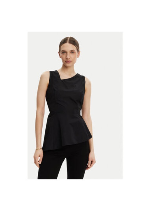 Дамска блуза DKNY, P4JA1Z31, Полиестер, Черен, Черен, XL