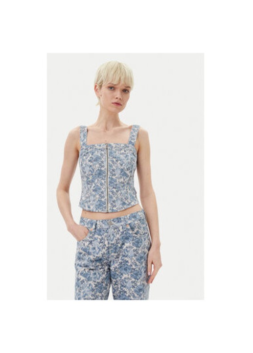 Дамска блуза Levi's, размер S, 001W4-0001, памук, син, Син