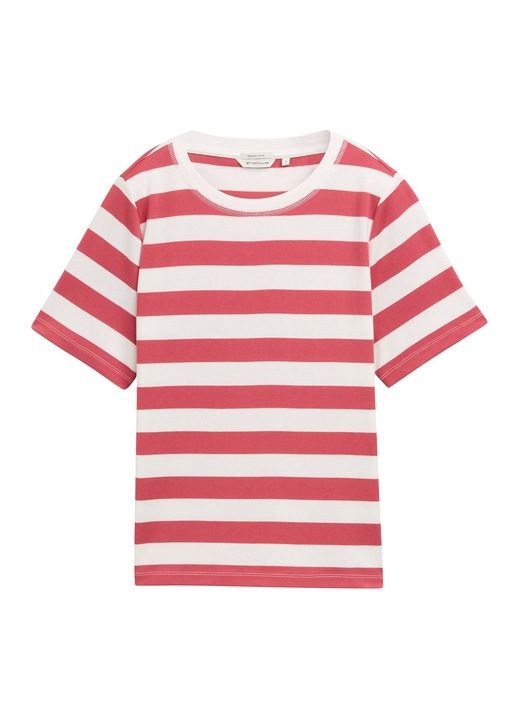 Tom Tailor noi bluz, 1045964, Biopamut, Piros