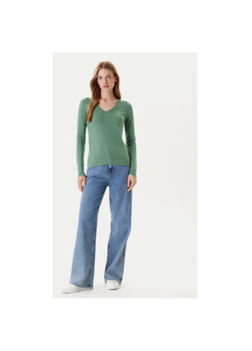 Дамска блуза United Colors Of Benetton, 3GA2E4245, Памук, Зелен, Зелен