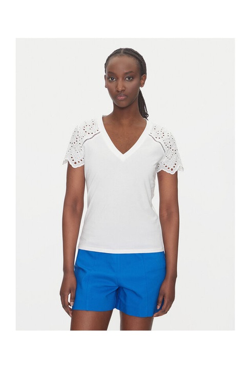 Bluza dama Morgan, 251-DMATY, Bumbac, Alb, Alb