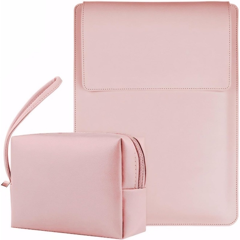 Geanta laptop Special MR, roz, 15-15.6 inch, impermeabila, 25x7.5x34cm, 1 compartiment interior, 1 compartiment exterior