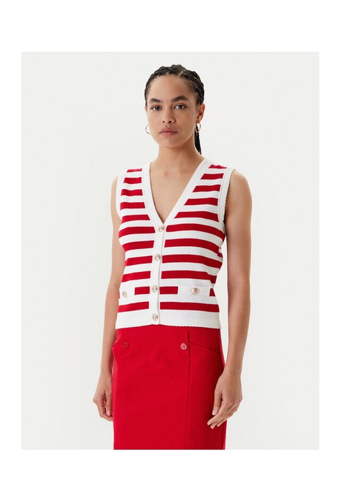 Bluza dama Morgan, 251-MKIVA, Viscoza/Poliester, Rosu, Rosu