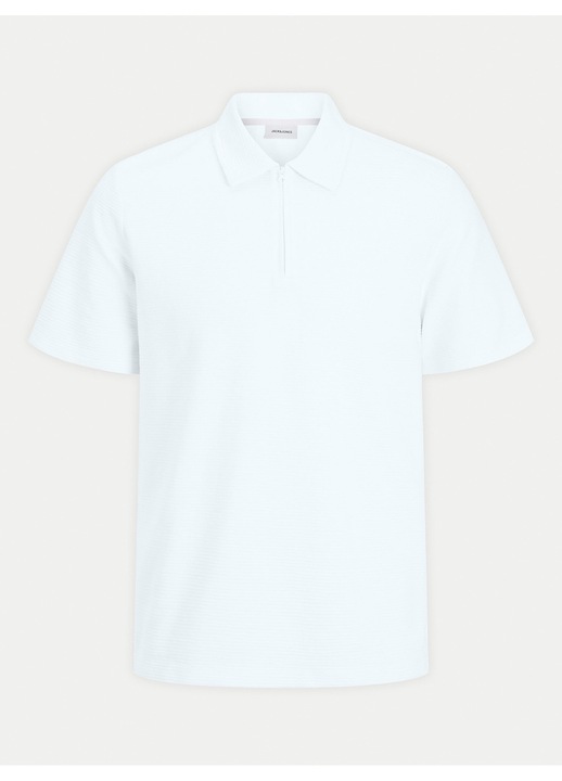 Jack Jones férfi pólóing, 12269338, pamut/poliészter, fehér, Fehér