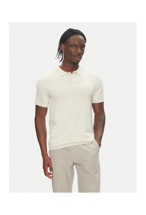 Lindbergh férfi pólóing, 30-800159, viszkóz/nejlon, bézs, Bézs