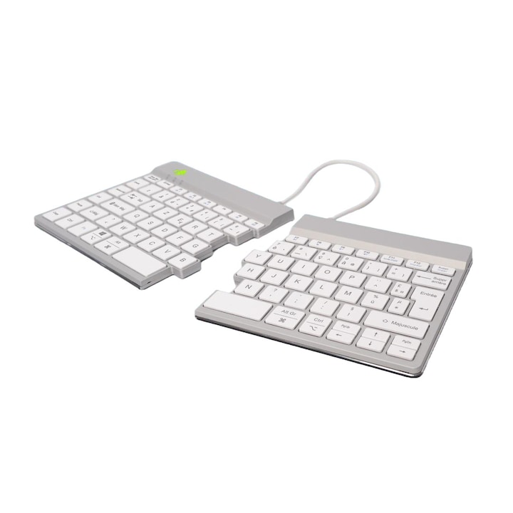 Tastatura flexibila din silicon, BGHYHYHI, impermeabila, silentioasa, negru-gri, USB, pentru laptop si notebook