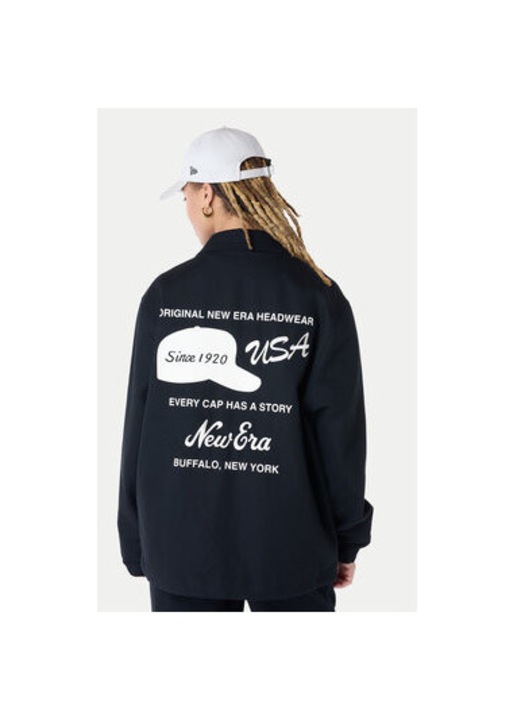 Мъжко яке New Era, 60596266, памук/полиестер, черно, Черен