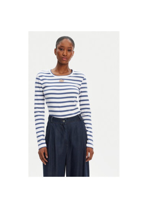 Bluza dama Munthe, Bumbac organic, Albastru