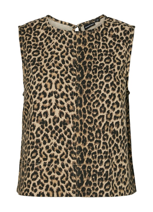 Bluza dama Pieces, 17158200, Bumbac/Poliester, Maro, Maro