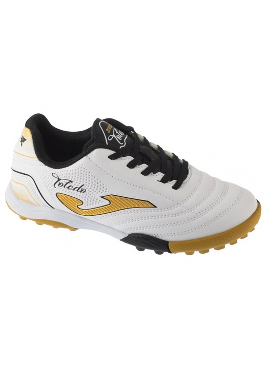 Gyerek focicipő, Joma, Toledo Jr 2502 TF TOJW2502TF, műbőr, fehér, 38 EU