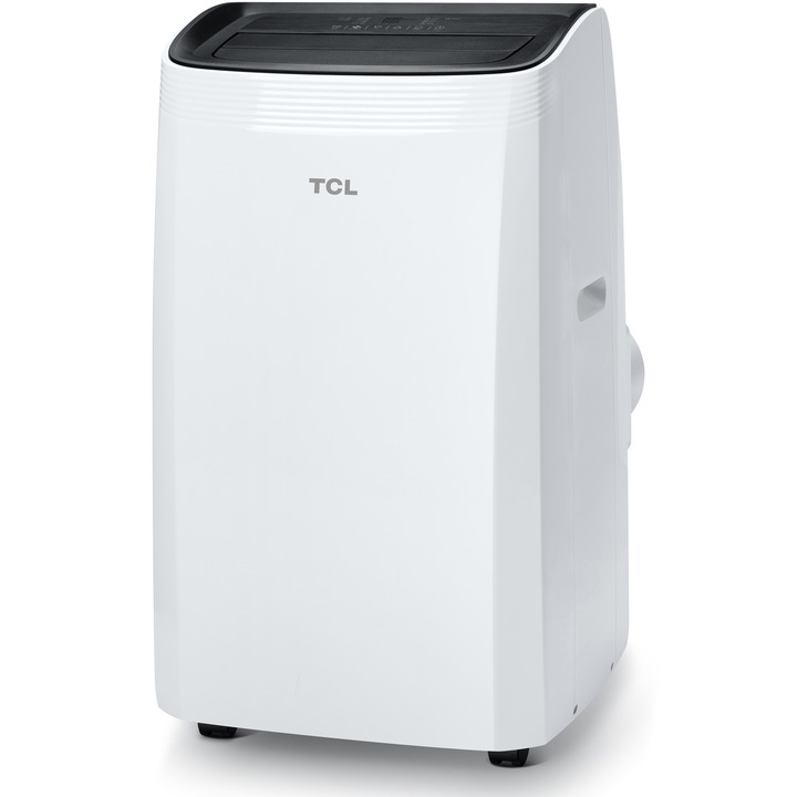 Aparat de aer conditionat portabil TCL TAC-12CHPB/MZ, 12000 BTU, Clasa A / A+, Functie incalzire, Functie Dezumidificare, Functie Sleep, Display LED, Auto Swing, Filtru HEPA,Telecomanda, R290