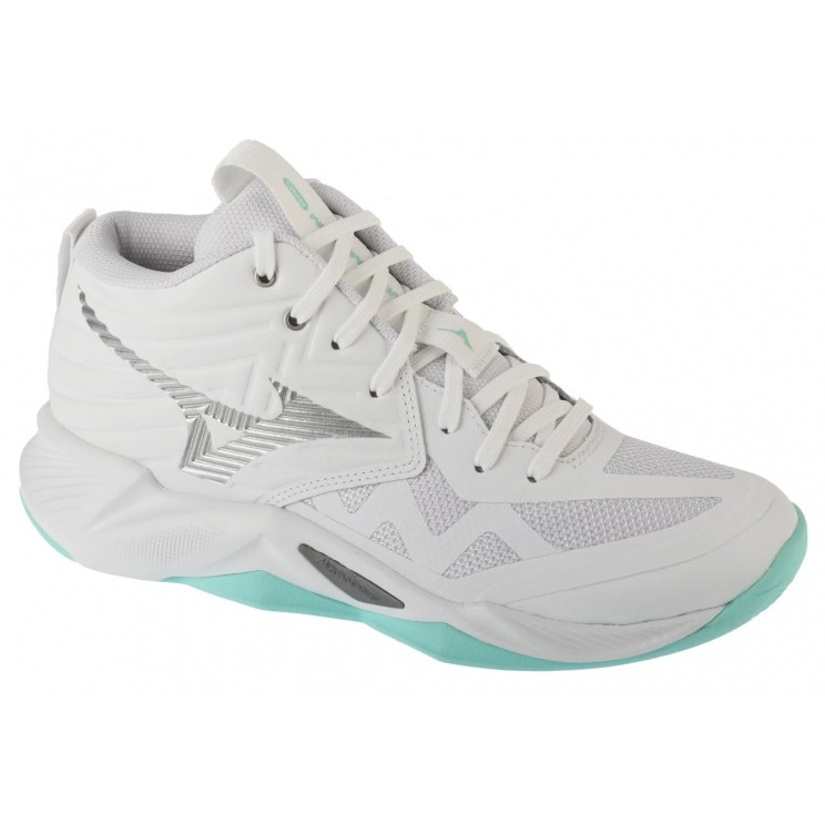 Pantofi sport dama Mizuno Wave Lightning Z8 Mid, alb, sintetic