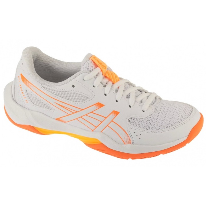 Pantofi sport dama, Asics, Gel-Rocket 12, respirabili, alb, textil