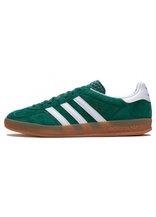 Tenisi barbati, adidas, Gazelle Indoor, verde, piele, 39 1/3 EU