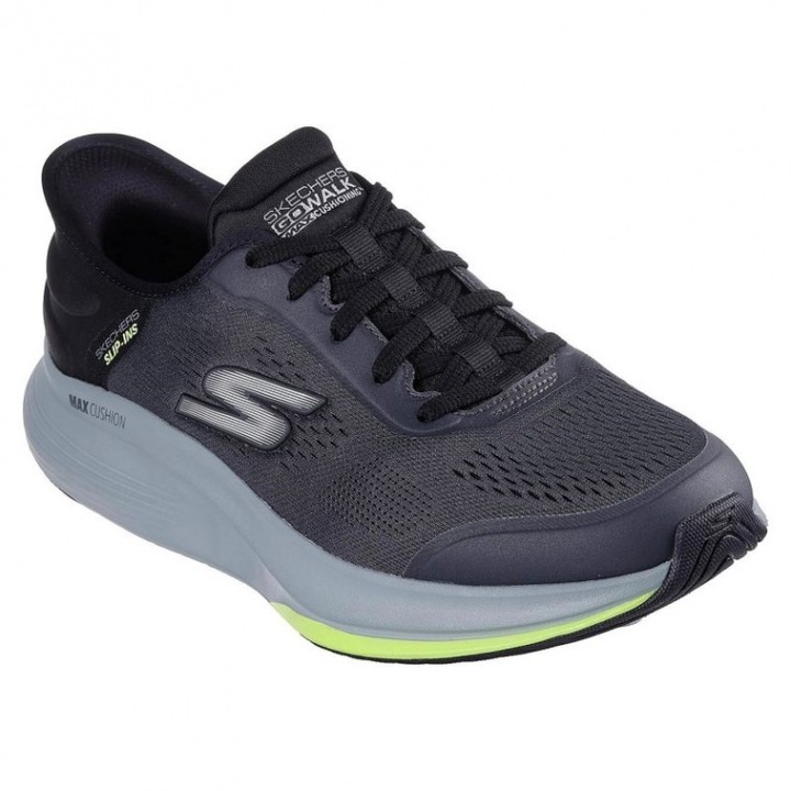 Skechers, Slip-ins™ műbőr sneaker, Fekete